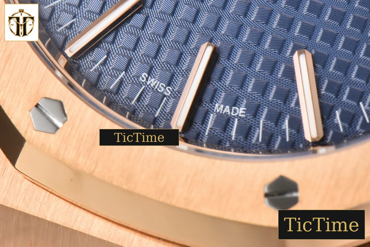Royal Oak 15400 41mm ZF RG Blue Textured Dial RG Bracelet SA3120 — foto 8