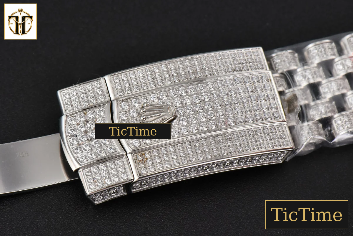 Datejust Full 41mm GMF Diamond White Dial Jubilee Bracelet A2824 — foto 28