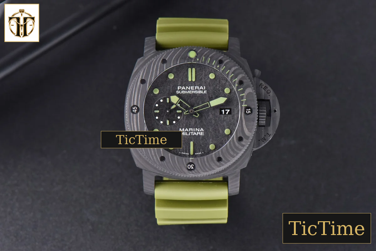 Carbotech Submersible PAM961 47mm VSF Black Dial Rubber Strap Asia XXXIV — foto 3