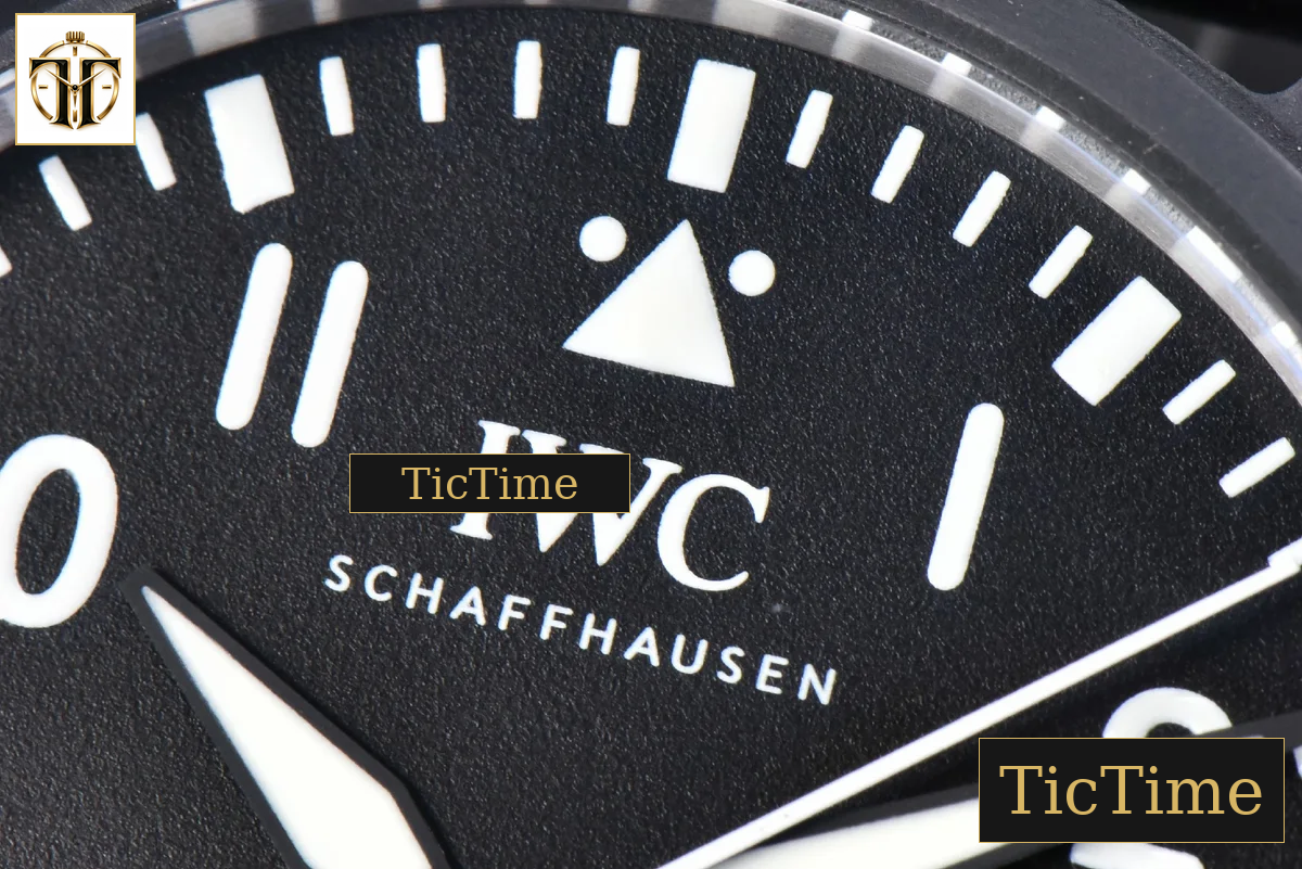 Top Gun IW329801 43mm M+F Ceramic Black Dial Black Rubber Strap A2892 — foto 7