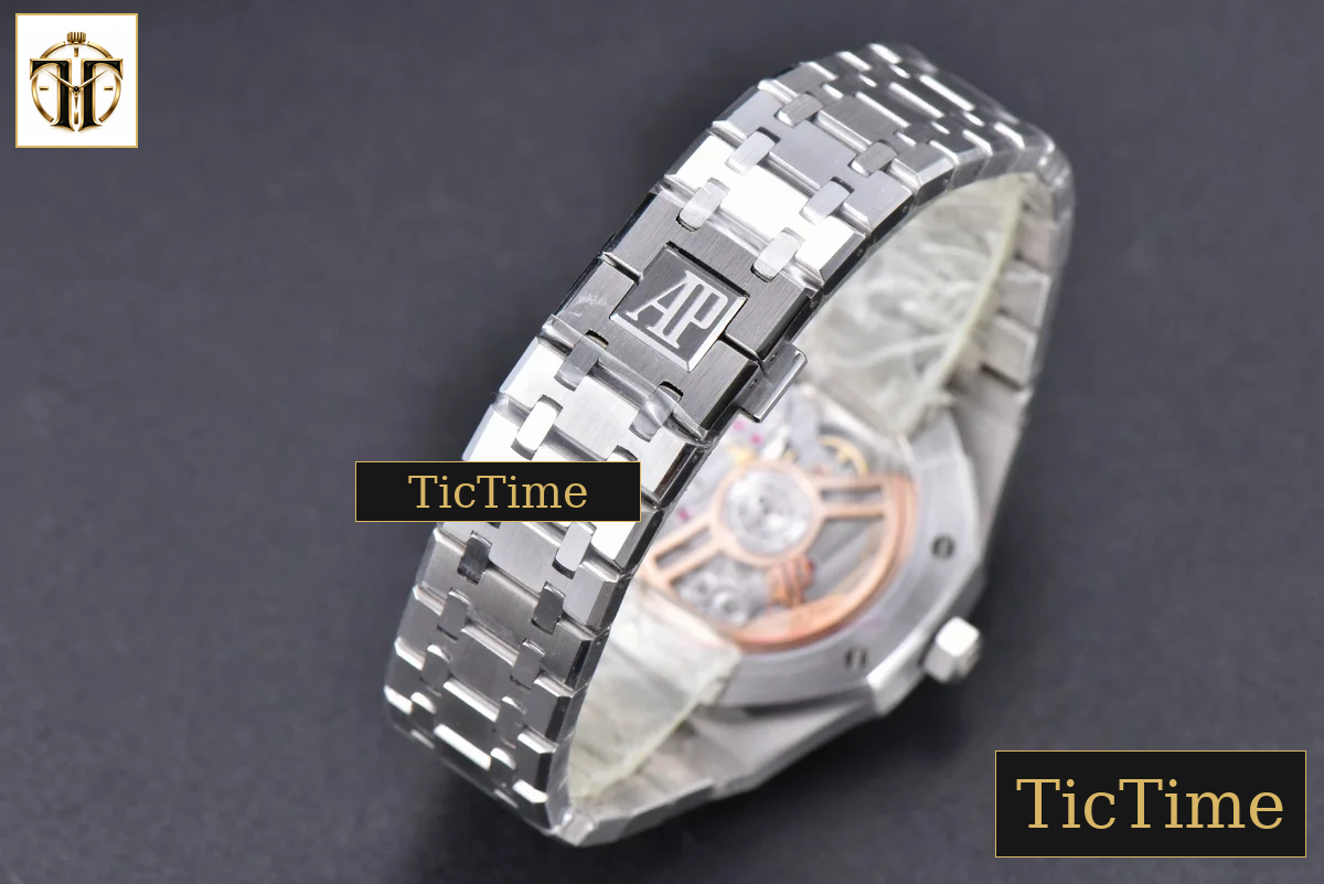 Royal Oak 15500 41mm OMF White Textured Dial SS Bracelet V2 Miyota 9015 — foto 24