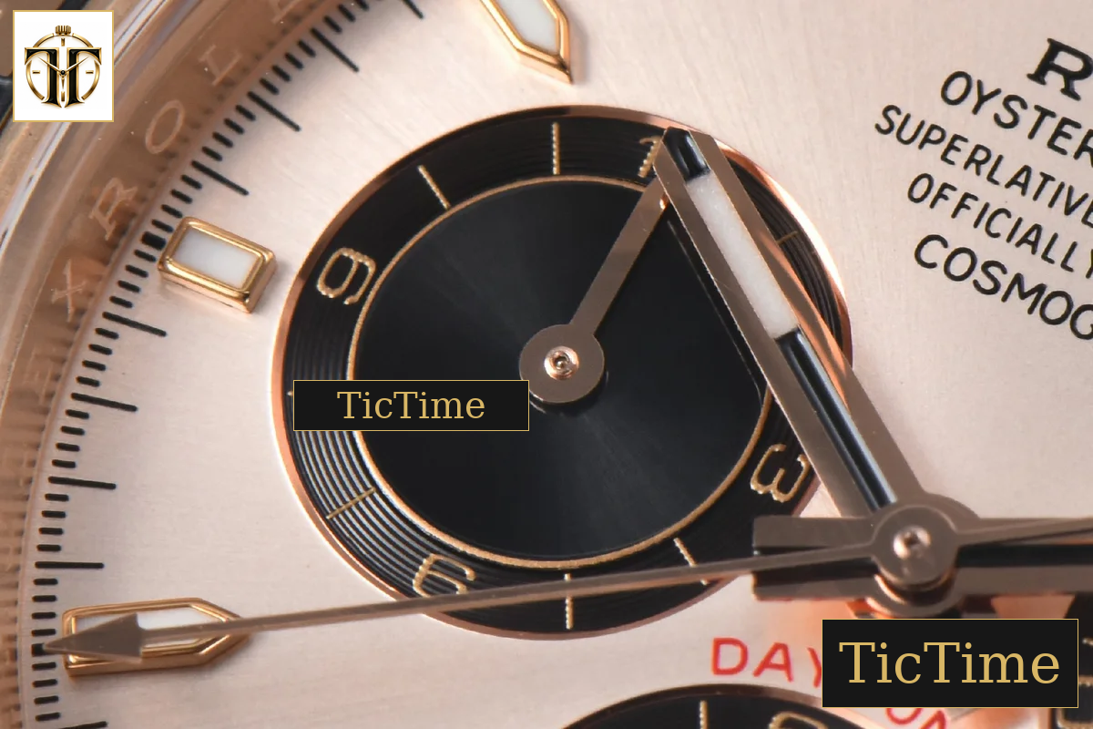 Daytona 126505 40mm Clean Factory RG Black Subdial RG Bracelet SH4131 — foto 6