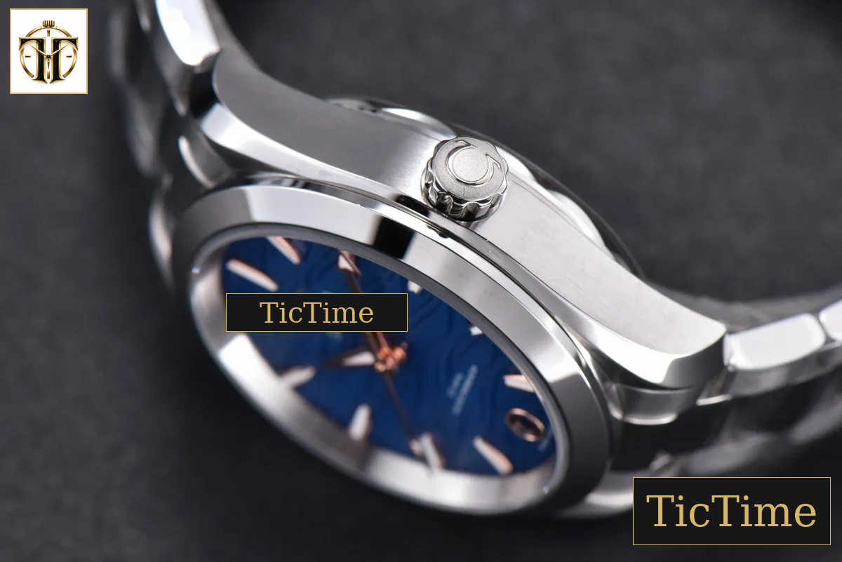 Aqua Terra 150M Ladies 34mm VSF Blue Dial RG Marker SS Bracelet A8800 — foto 13