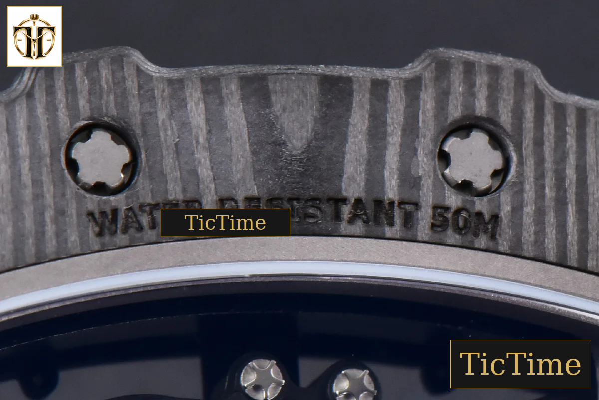 NTPT RM035-02 ZF Skeleton Dial Black Rubber Strap V5 NH05A — foto 23