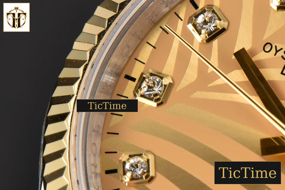 DateJust 36mm BPF YG/SS Fluted YG Plam Dial Diamond Marker Jubilee Bracelet 3235 — foto 6