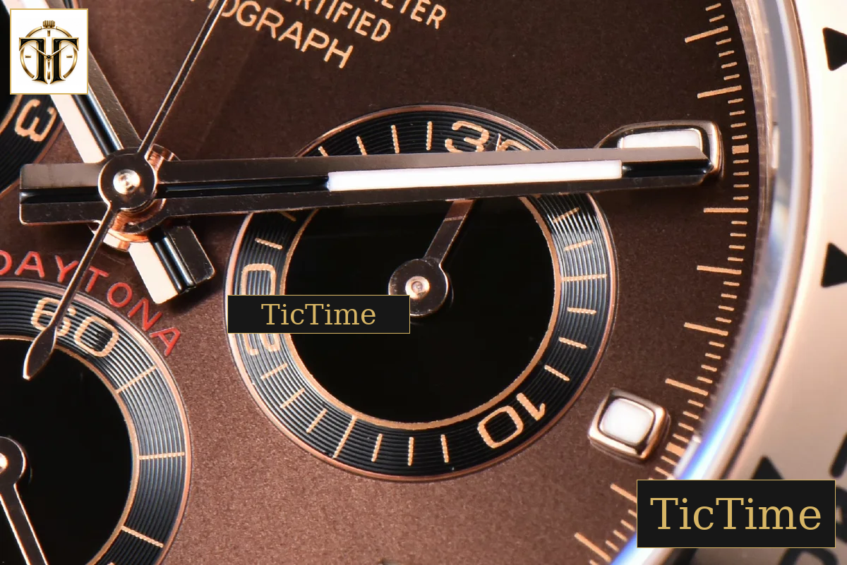 Daytona 116505 APSF RG Brown Dial Lume Marker RG Bracelet SH4130 — foto 8