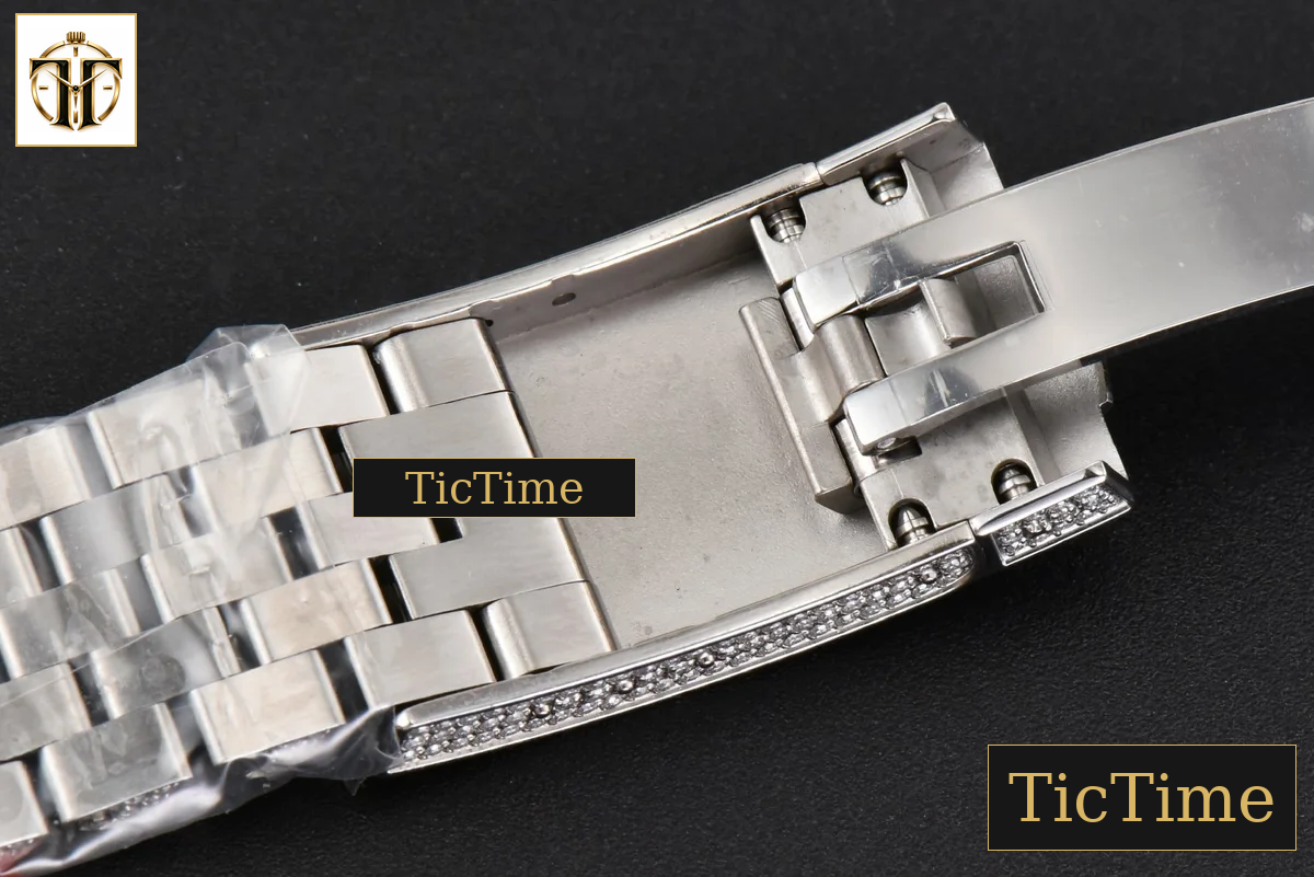 Datejust Full 41mm GMF Diamond Black Dial Jubilee Bracelet A2824 — foto 29