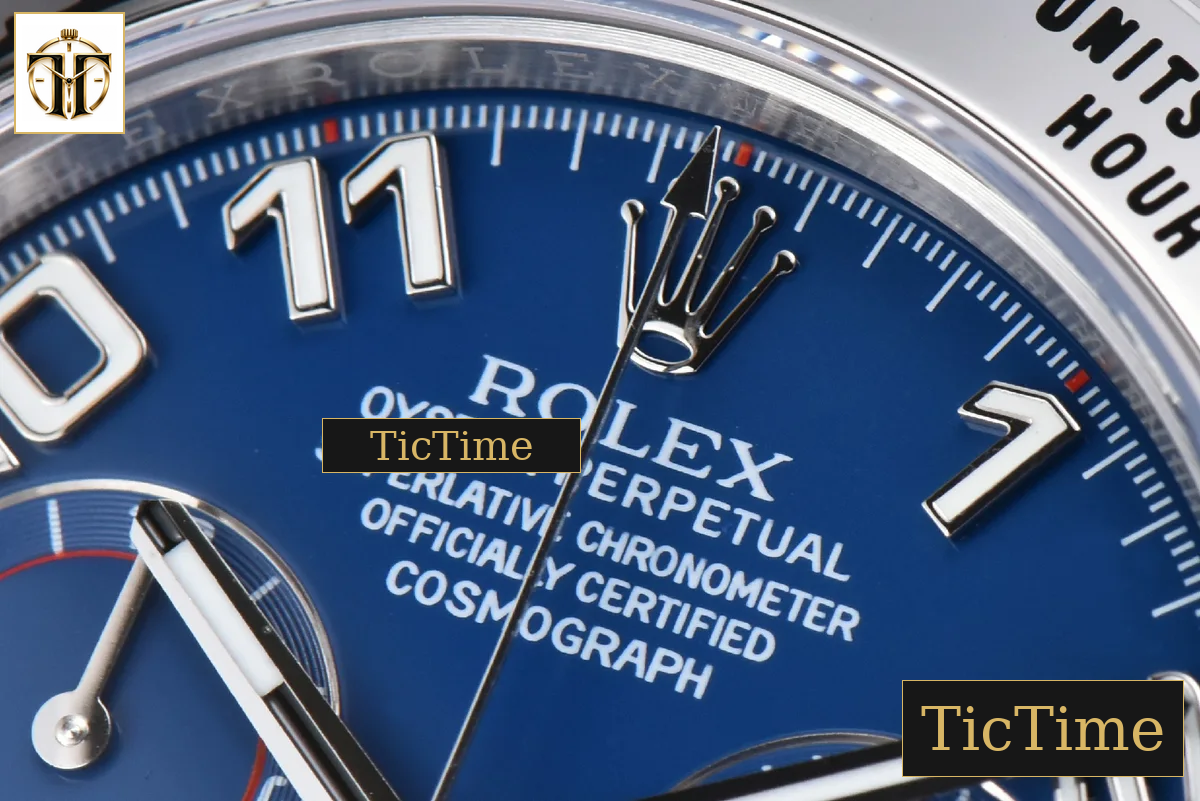 Daytona 116509 APSF SS Blue Dial Digital Marker SS Bracelet SH4130 — foto 6