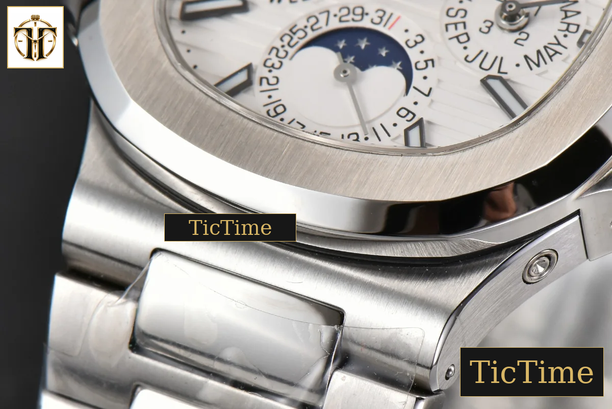 Nautilus 5740 40mm TWF White Dial SS Bracelet A240 — foto 10