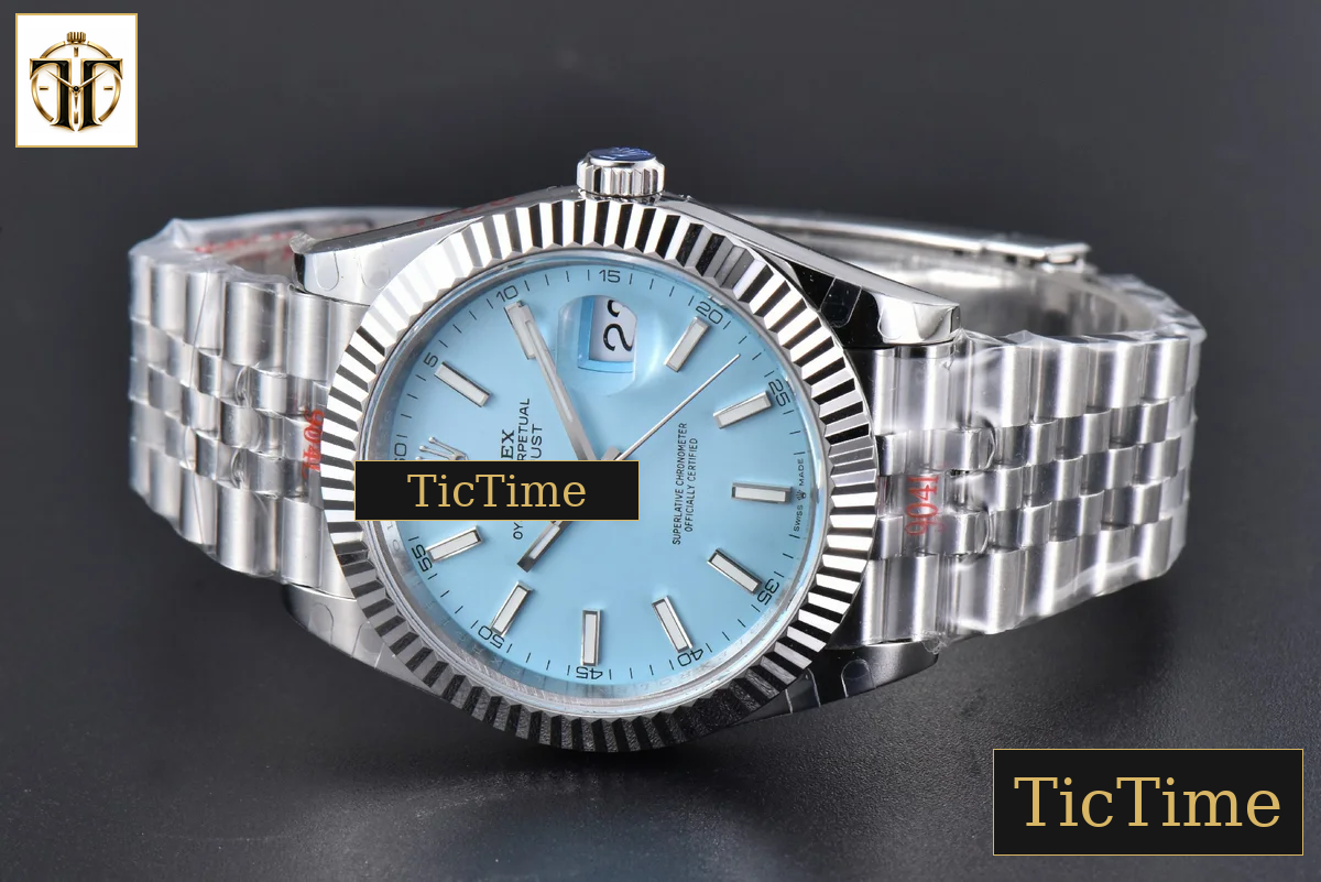 Datejust 41mm GMF Tiffany DIal SS braceelt tungsten heavier version VR3235 — foto 15