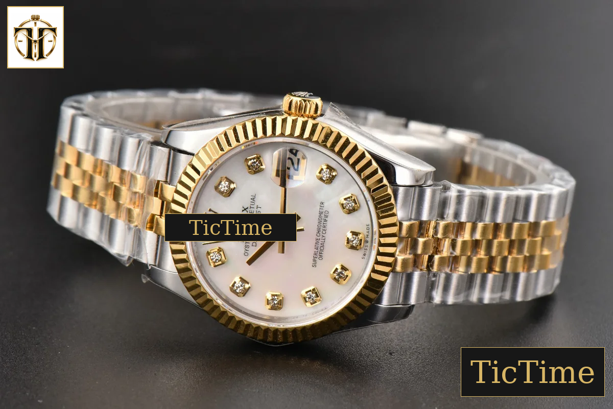 DateJust Ladies 904L 31mm WF YG/SS MOP Dial Jubilee Bracelet A2671 — foto 16