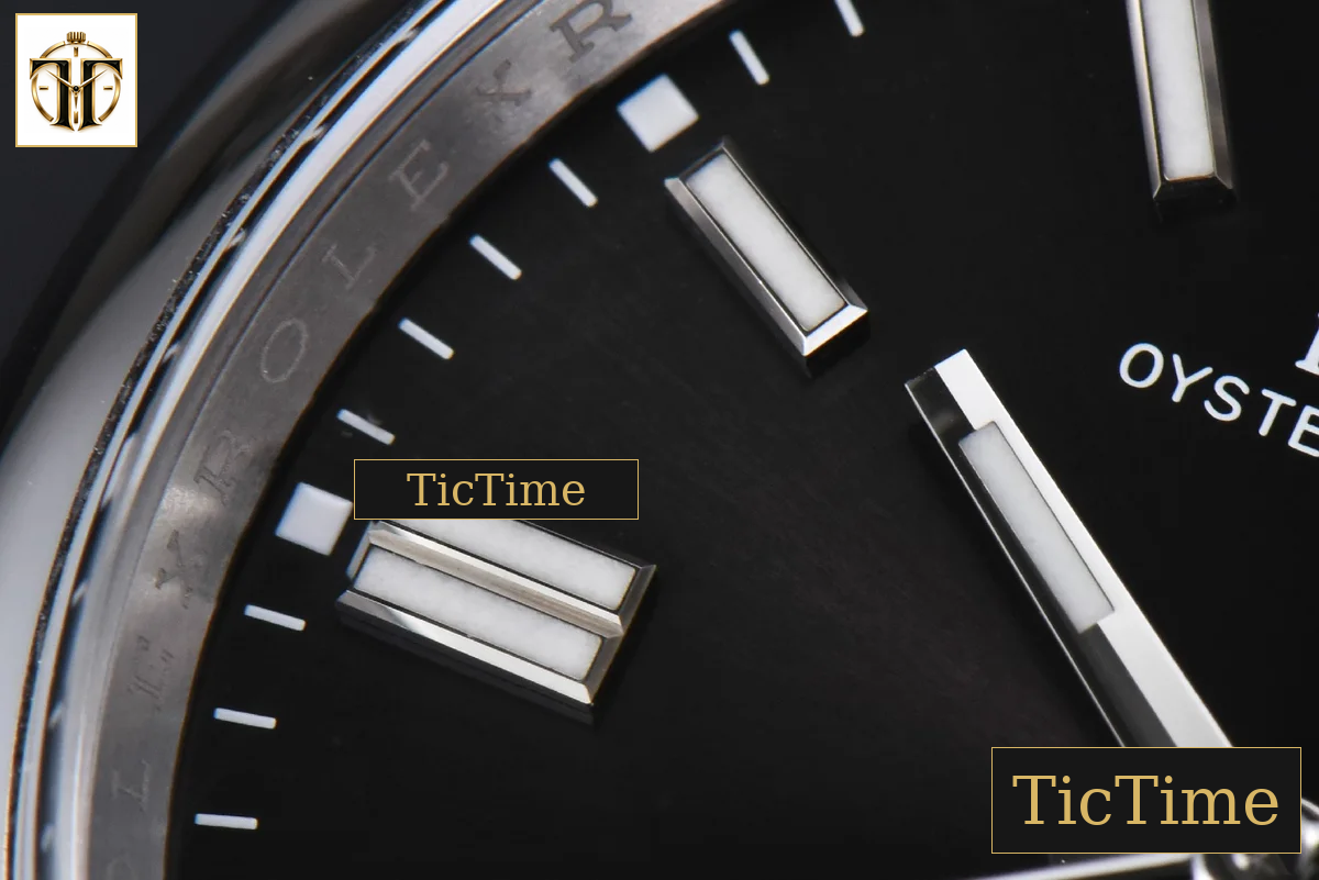 Oyster Perpetual 904L 126000 36mm Clean Factory Black Dial SS Bracelet VR3230 — foto 6