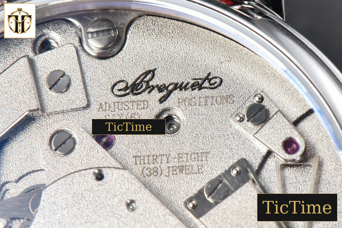 Tradition 7038BB 40mm ZF Diamond White Dial Red Leather Strap A505 — foto 21