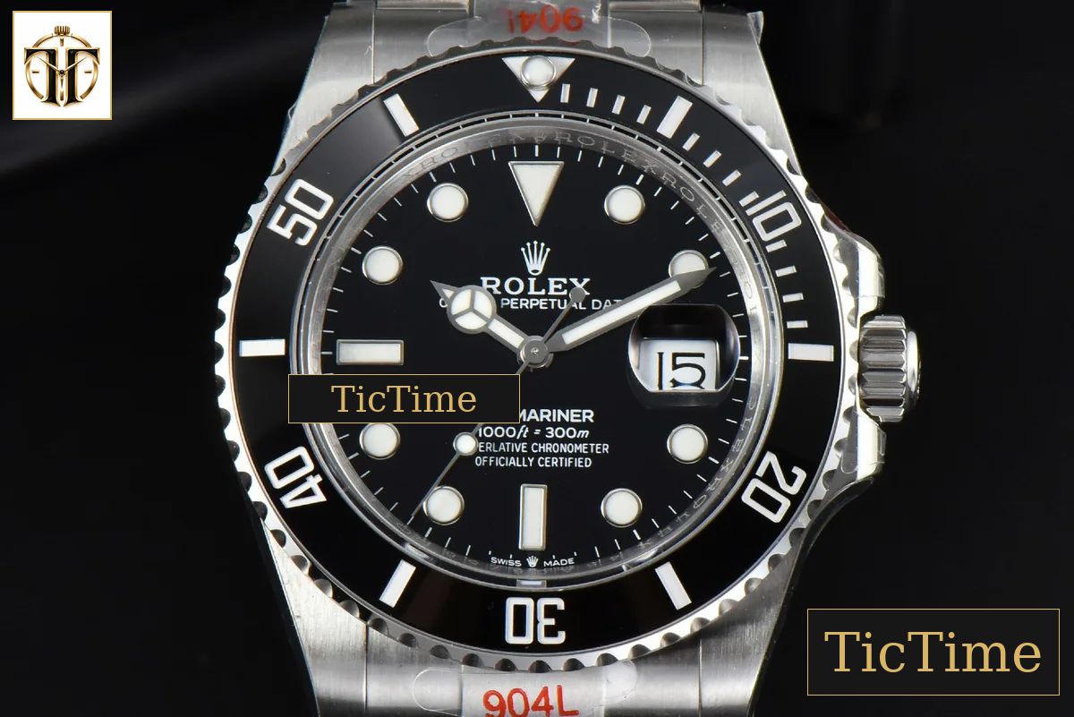 Submariner LN 126610 41mm GMF Black Ceramic Black Dial SS Bracelet VR3235 — foto 2