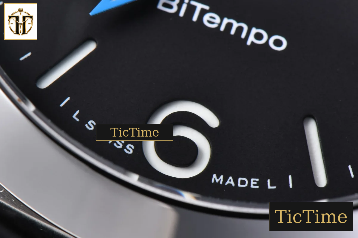 Luminor Quaranta BiTempo PAM1365 40mm VSF Black Dial Leather Strap P900 — foto 7