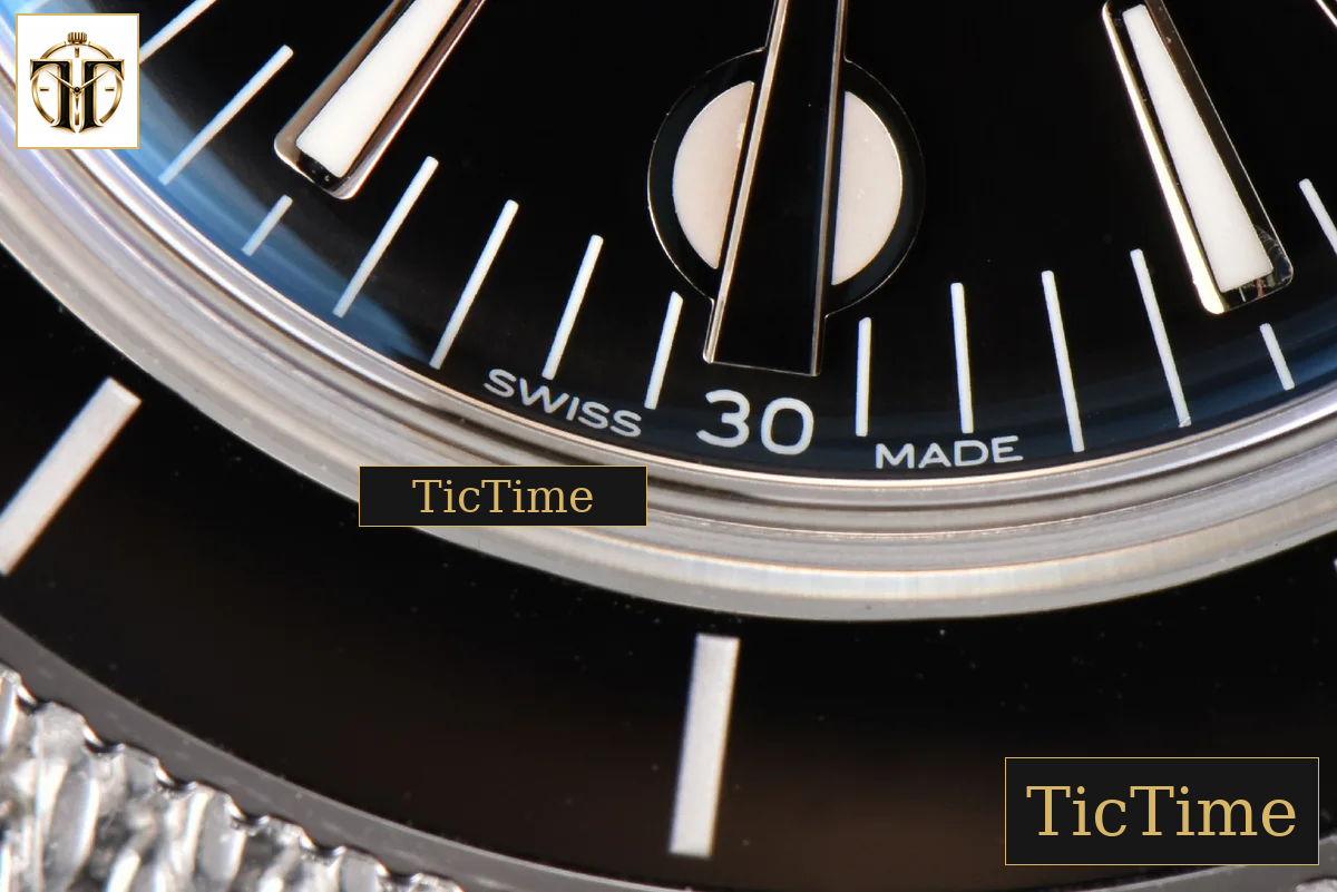 SuperOcean Heritage 42mm GF SS Black Ceramic Black Dial Mesh Bracelet A2824 — foto 9