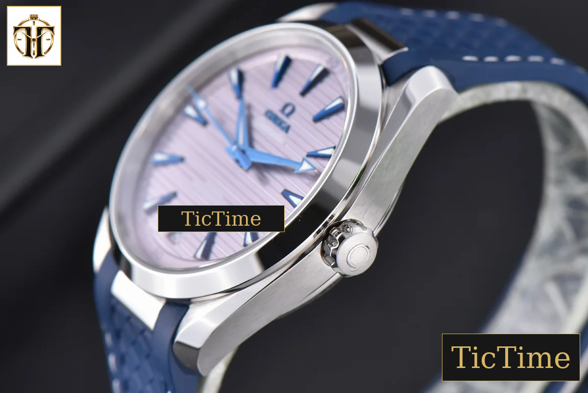 Aqua Terra 150M Seamaster 41mm VSF Gray Dial Blue Hands Blue Rubber Strap A8900 — foto 10