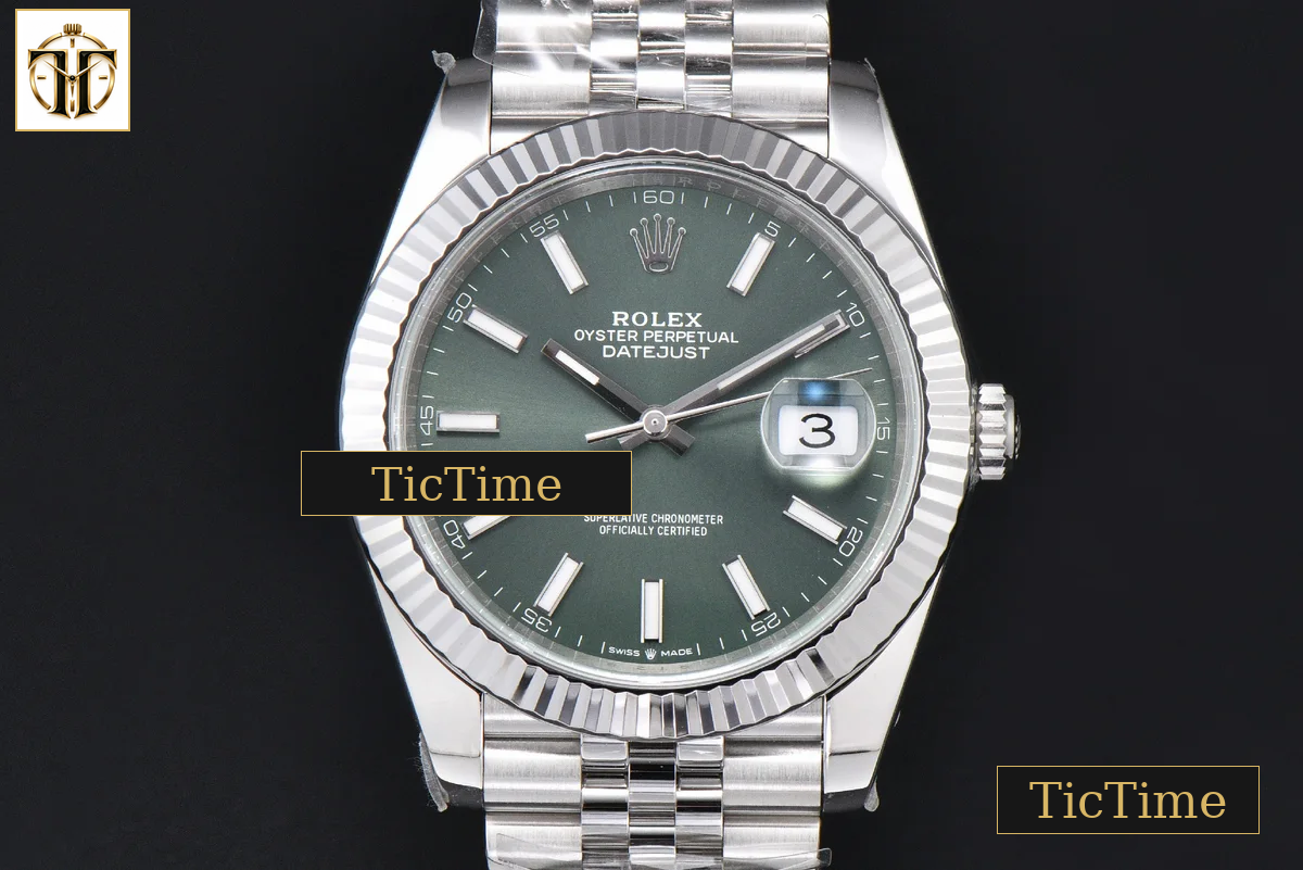 DateJust Mint 126334 41mm VF Green Dial Jubilee Bracelet DD3235 — foto 2