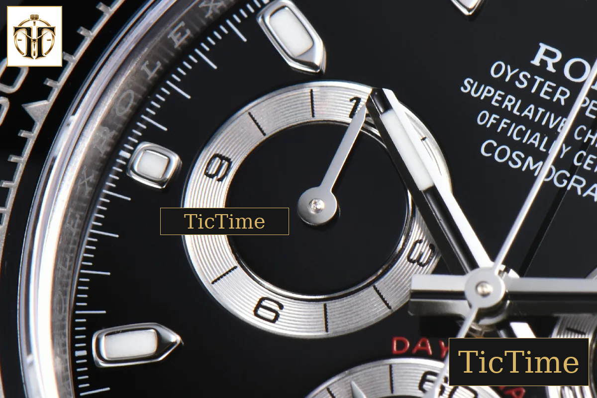 Daytona 116500 40mm APSF SS Black Dial Ceramic Bezel SS Bracelet SH4130 — foto 7