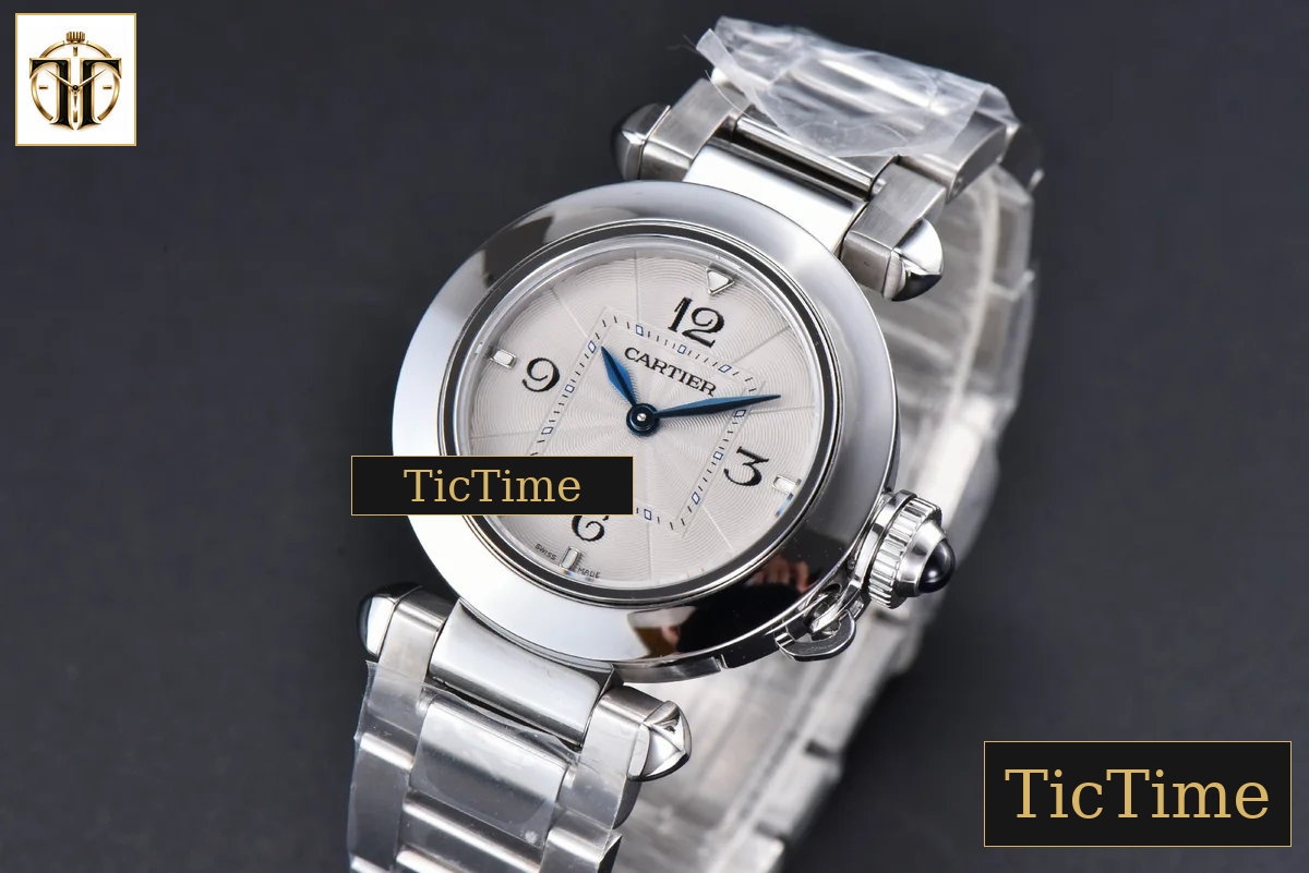Pasha Ladies 30mm AF White Dial SS Bracelet Jap Quartz — foto 5