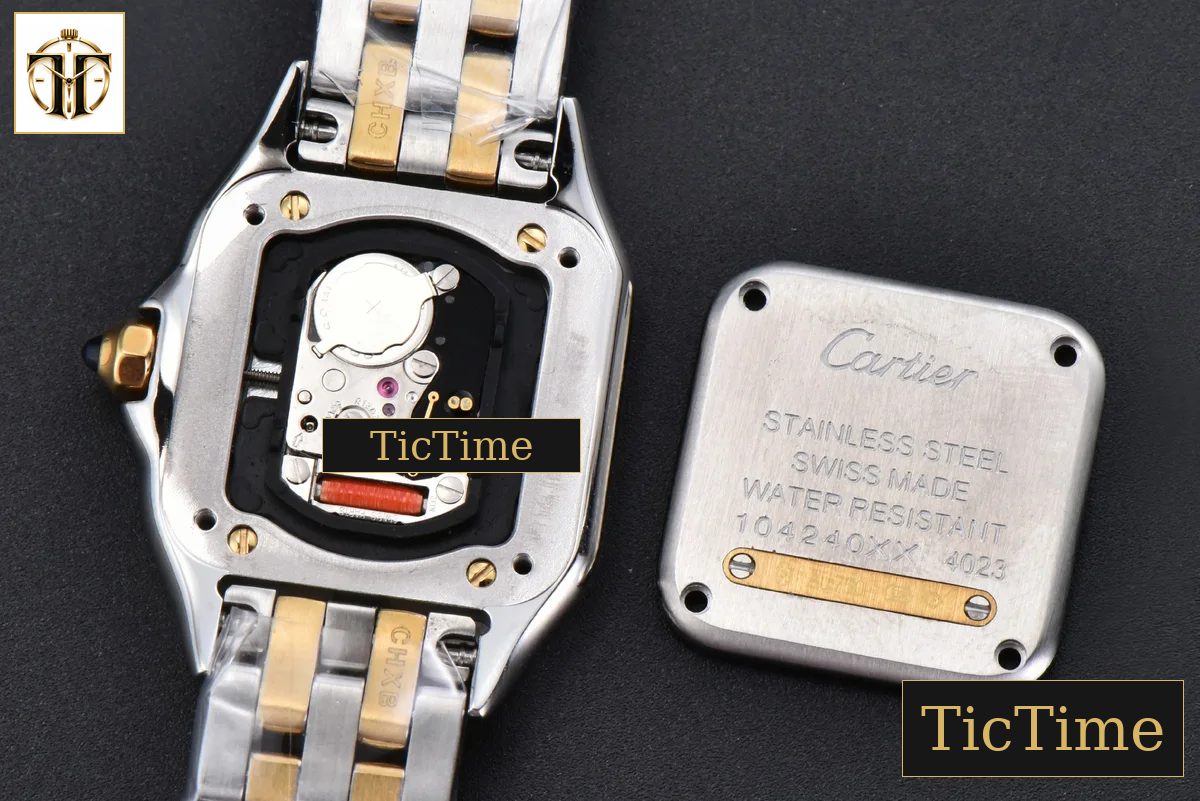 Panthère 22mm AF SS/YG Diamond Bezel White Dial SS/YG Bracelet Ronda Quartz — foto 18
