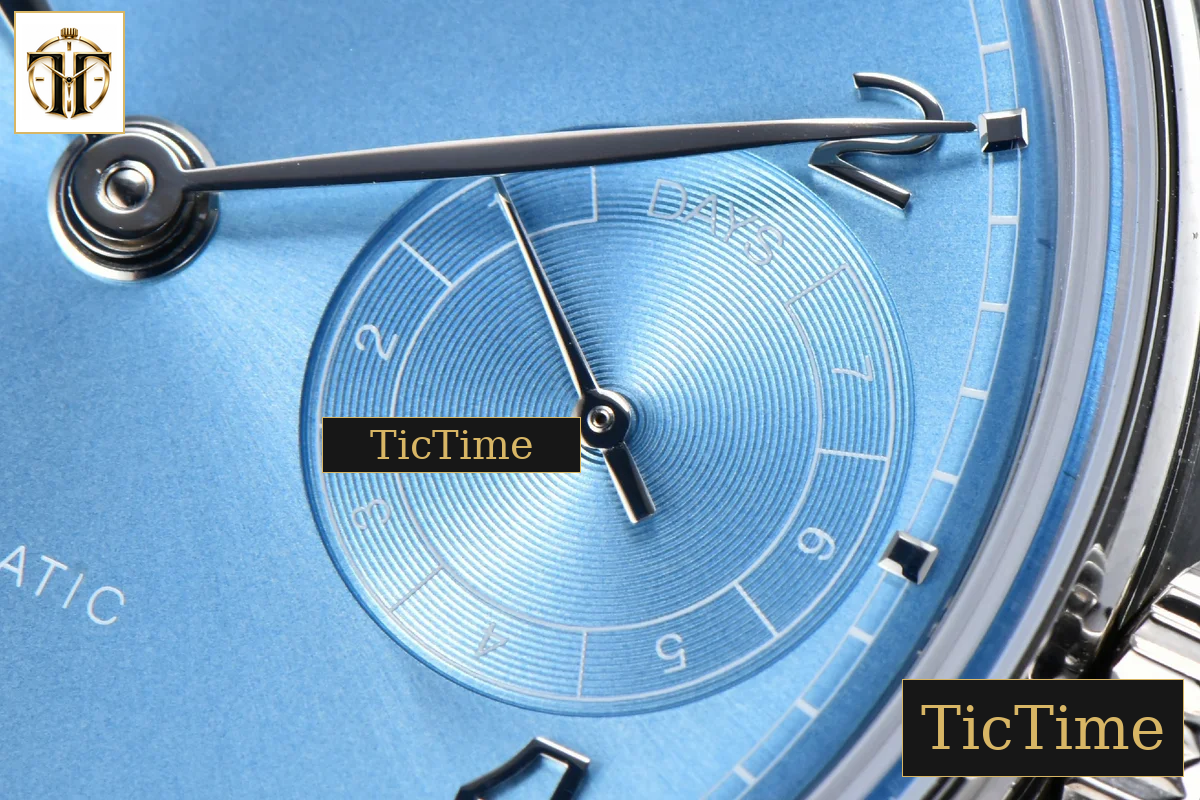 Portugieser Automatic 7 Days IWC0559D 42mm APSF Blue Dial SS Numeral Markers Gray Leather Strap A52010 — foto 6