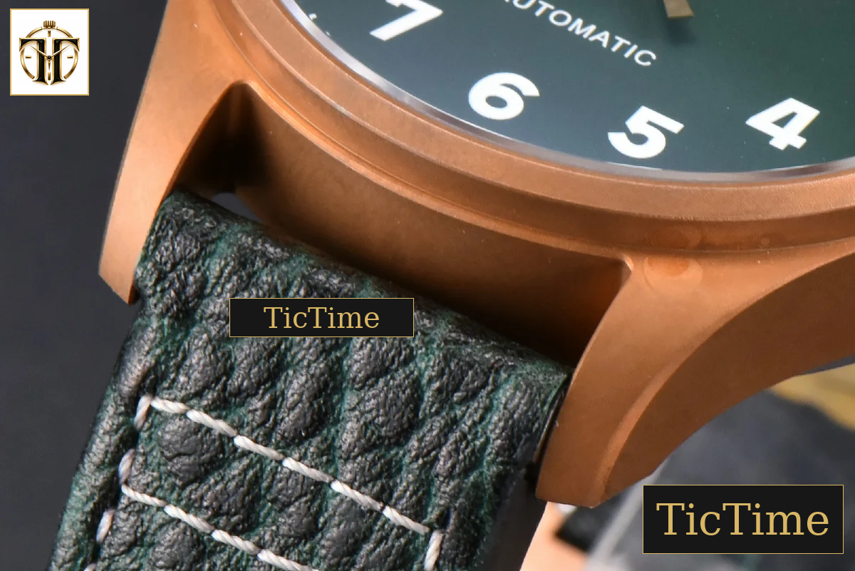 Big Pilot IW329702 43.8mm M+F Bronze Green Dial Green Leather Strap SEIKO 8N-24 — foto 10