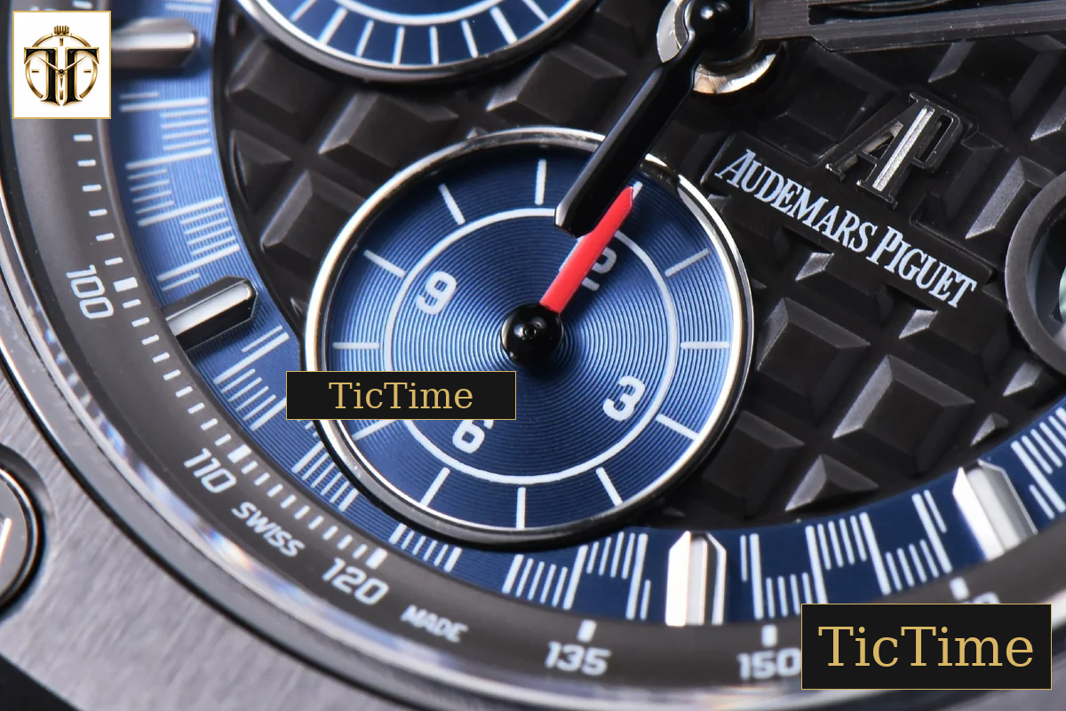 Royal Oak Offshore 26568PM 44mm JF Blue Dial Blue Rubber Strap A3126 — foto 6