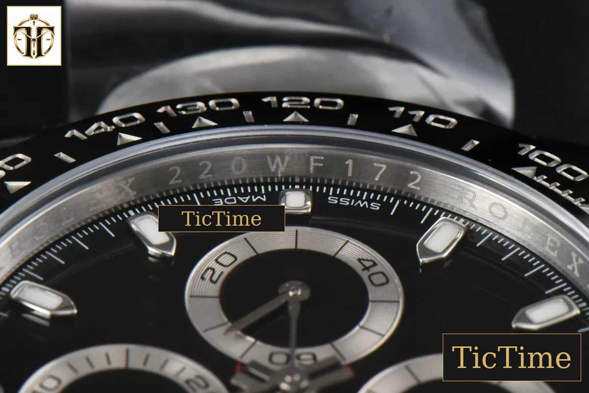 Daytona 116500 Clean Factory Black Ceramic Black Dial SS Bracelet A4130 — foto 14