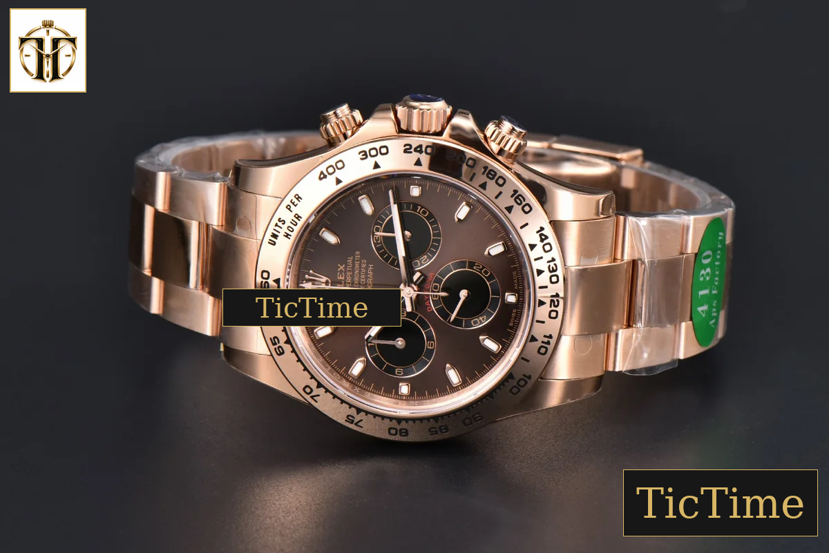 Daytona 116505 APSF RG Brown Dial Lume Marker RG Bracelet SH4130 — foto 16