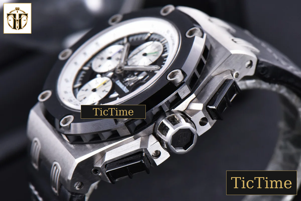 Royal Oak Offshore Ruben Barrichello II 44mm JF Skeleton Dial Black Leather Strap V2 A3126 — foto 11