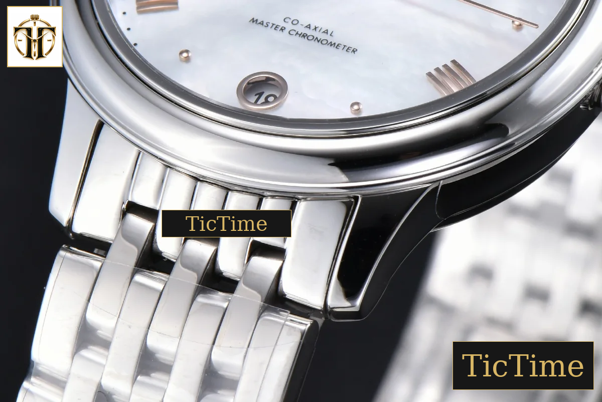 De Ville Prestige Ladies 34mm VSF White Mop Dial Bracelet A8800 — foto 9