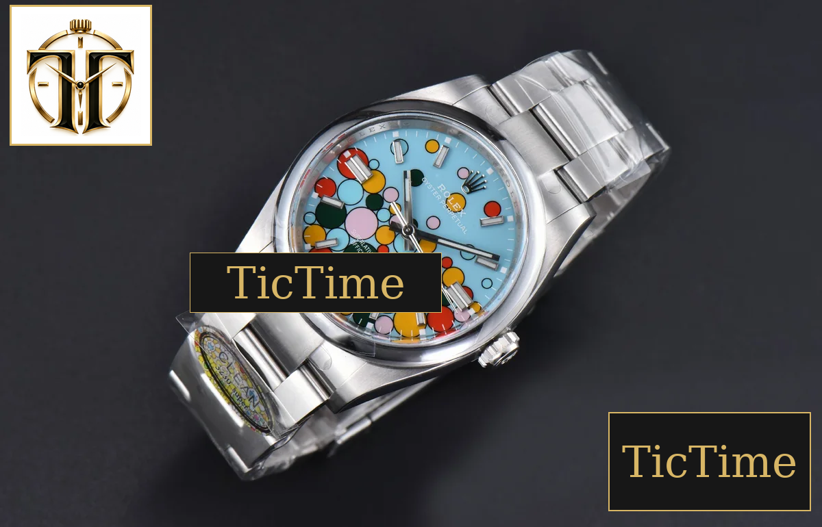 Oyster Perpetual 904L 126000 36mm Clean Factory Tiffany Blue Celebration Ballon Dial SS Bracelet VR3230 — foto 3