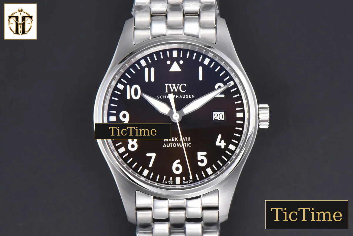 Mark XVIII IWC327013 40mm V7F Brown Dial SS Bracelet A2892 — foto 2