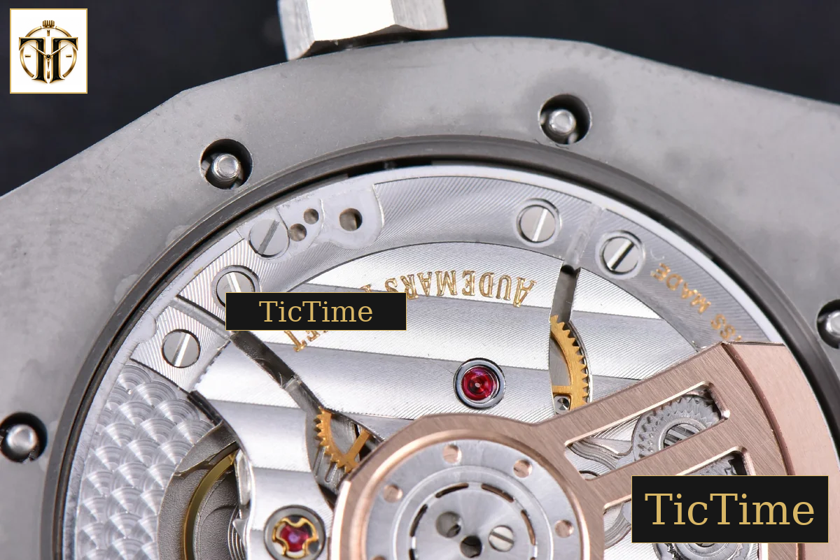 Royal Oak 15500 41mm OMF Black Textured Dial SS Bracelet V2 Miyota 9015 — foto 18