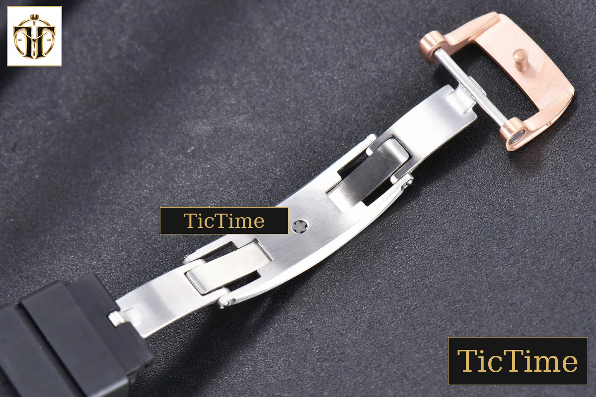 NTPT Chrono RM011 KVF Skeleton Dial Red Crown Black Rubber Strap V2 A7750 — foto 20