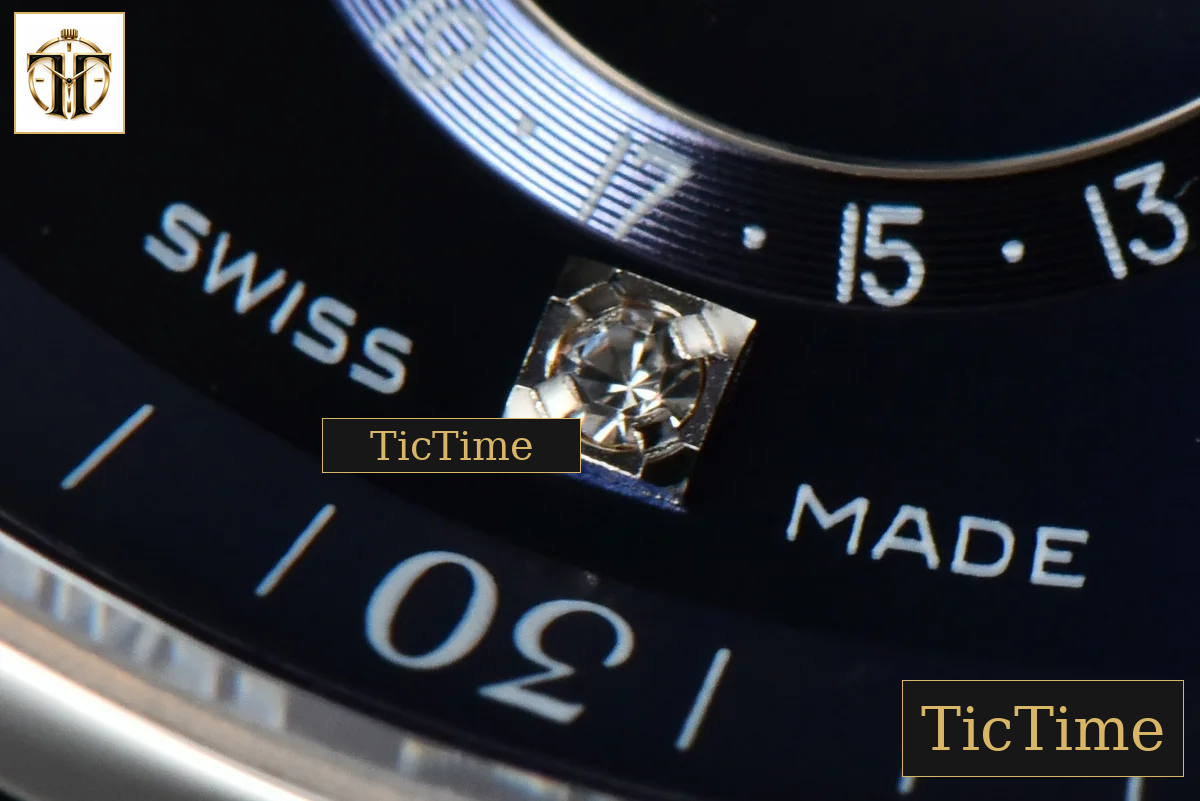 Master Moonphase 40mm GF Blue Dial Diamond Marker SS Bracelet A899 — foto 8