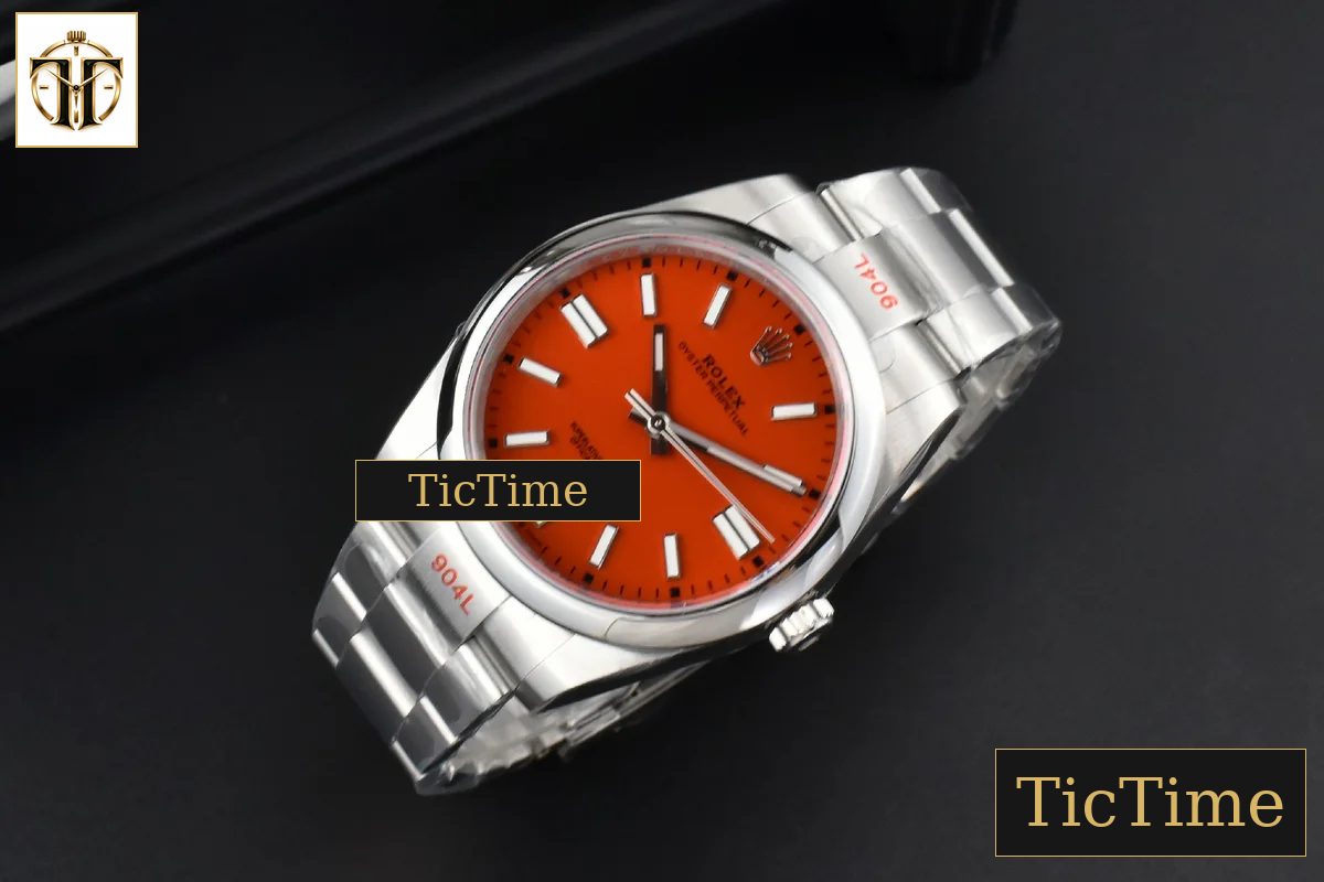 Oyster Perpetual 124300 41mm EWF Red Dial SS Bracelet A3230 — foto 15