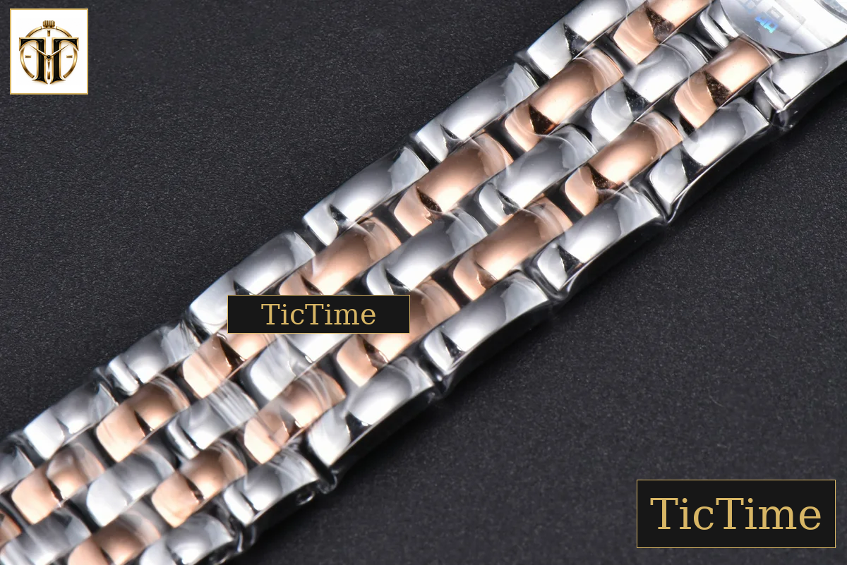 Panthère Secrete Ladies 27mm BVF SS/RG White Dial Diamond Bezel SS/RG Bracelet Ronda Quartz — foto 21