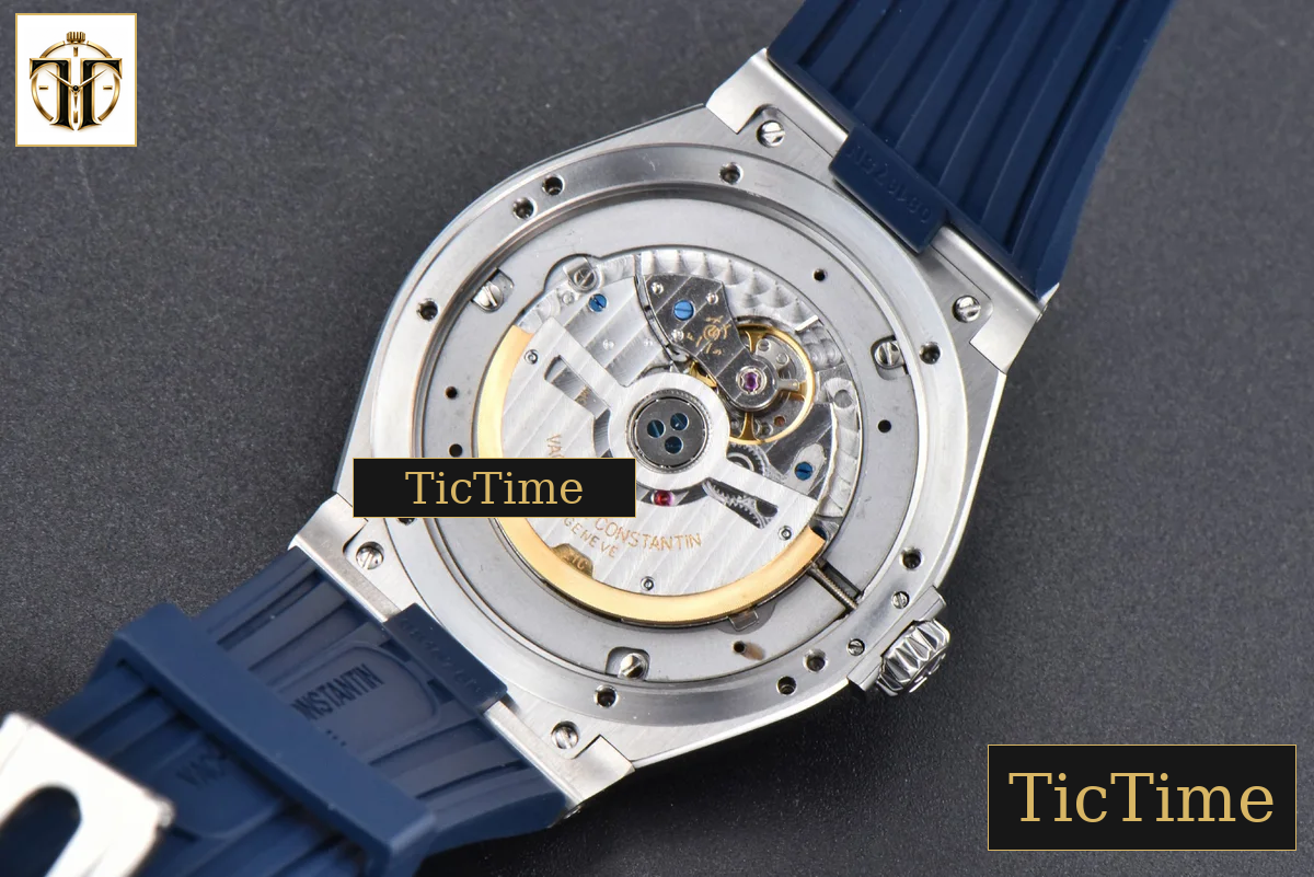 Overseas 47040 42mm PPF Blue Dial Blue Rubber Strap A1226 — foto 25