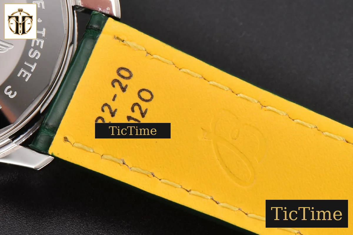 Navitimer 41mm TF Green Dial Green Leather Strap 2824 — foto 28