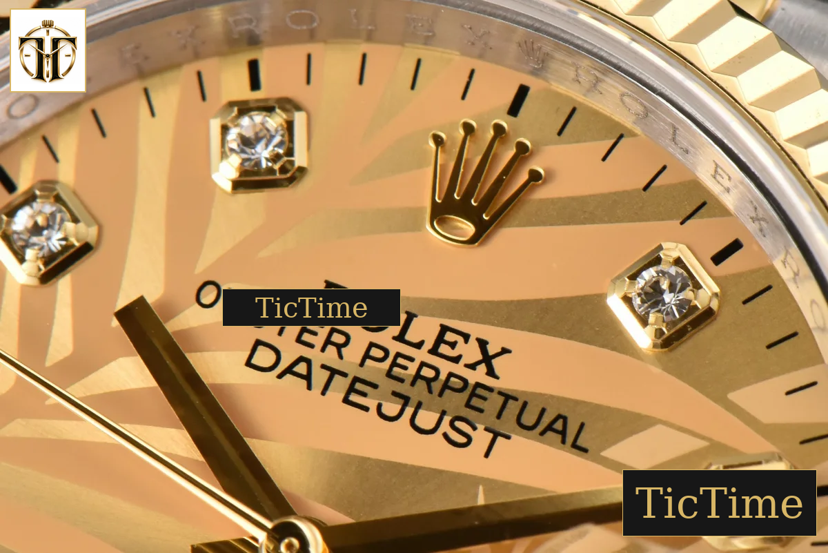 DateJust 36mm BPF YG/SS Fluted YG Plam Dial Diamond Marker Jubilee Bracelet 3235 — foto 5