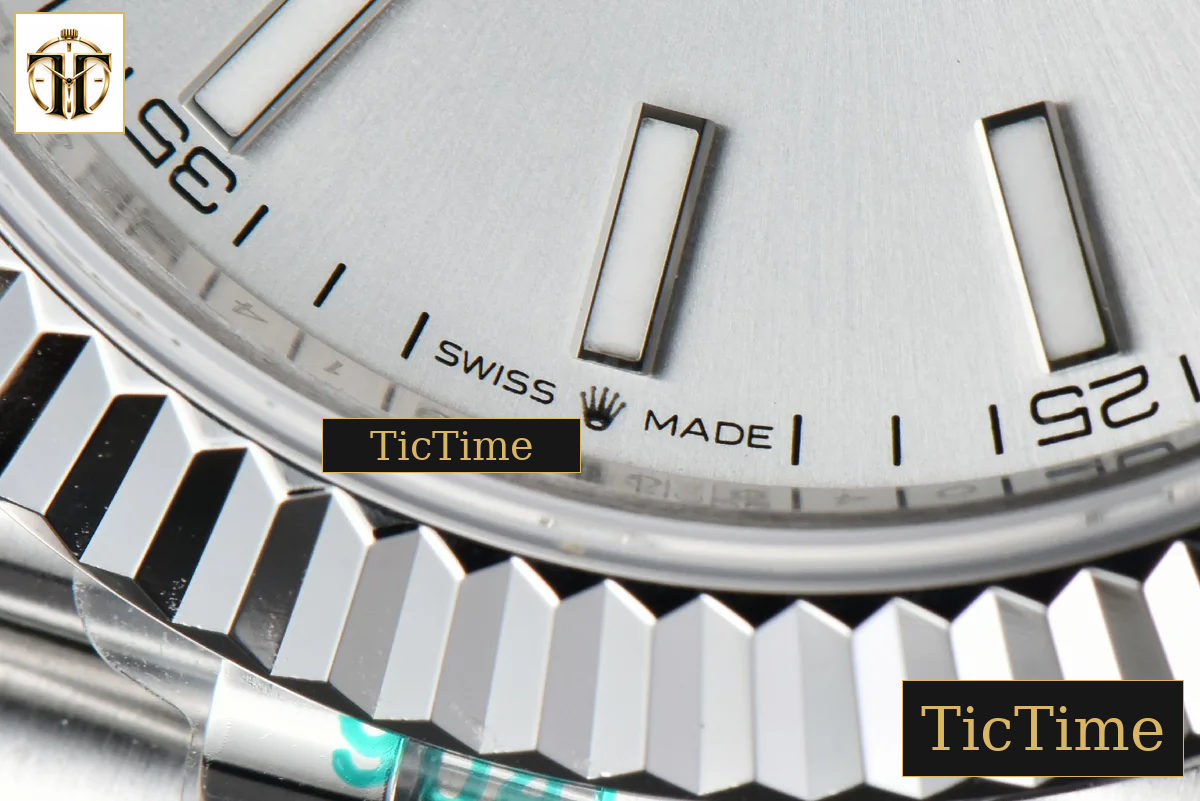 DateJust 126334 41mm ZF Silver Dial Jubilee Bracelet 2824 — foto 8