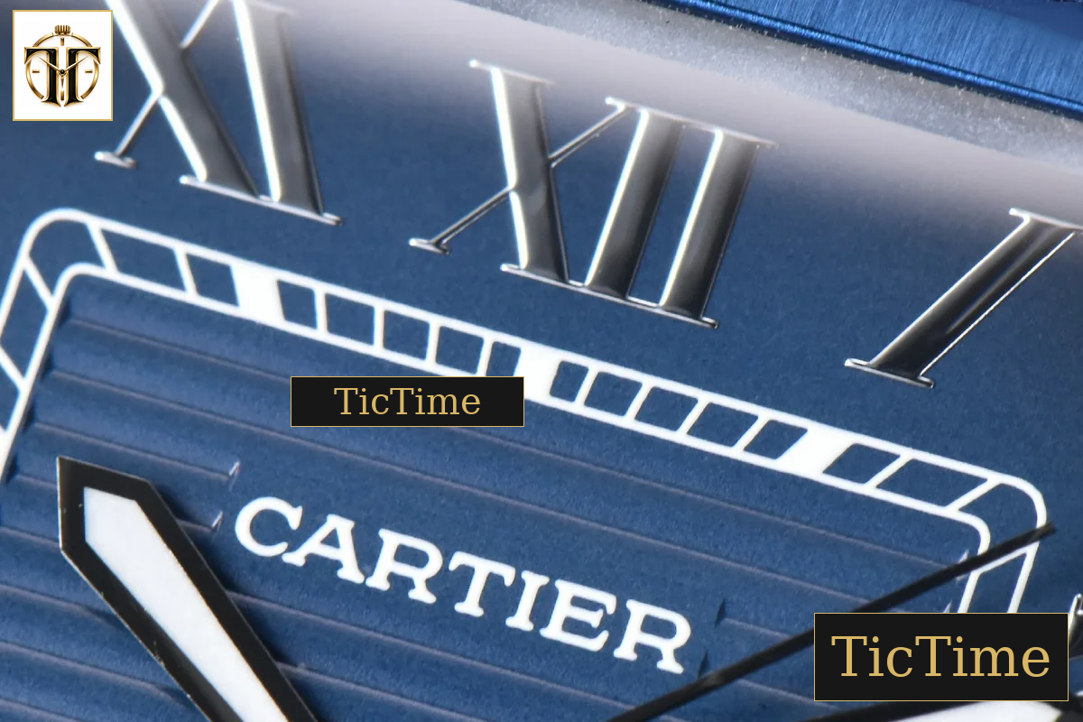 Santos de Cartier XL 40mm AF SS Blue Dial Blue Bezel SS Bracelet Miyota 9015 — foto 6