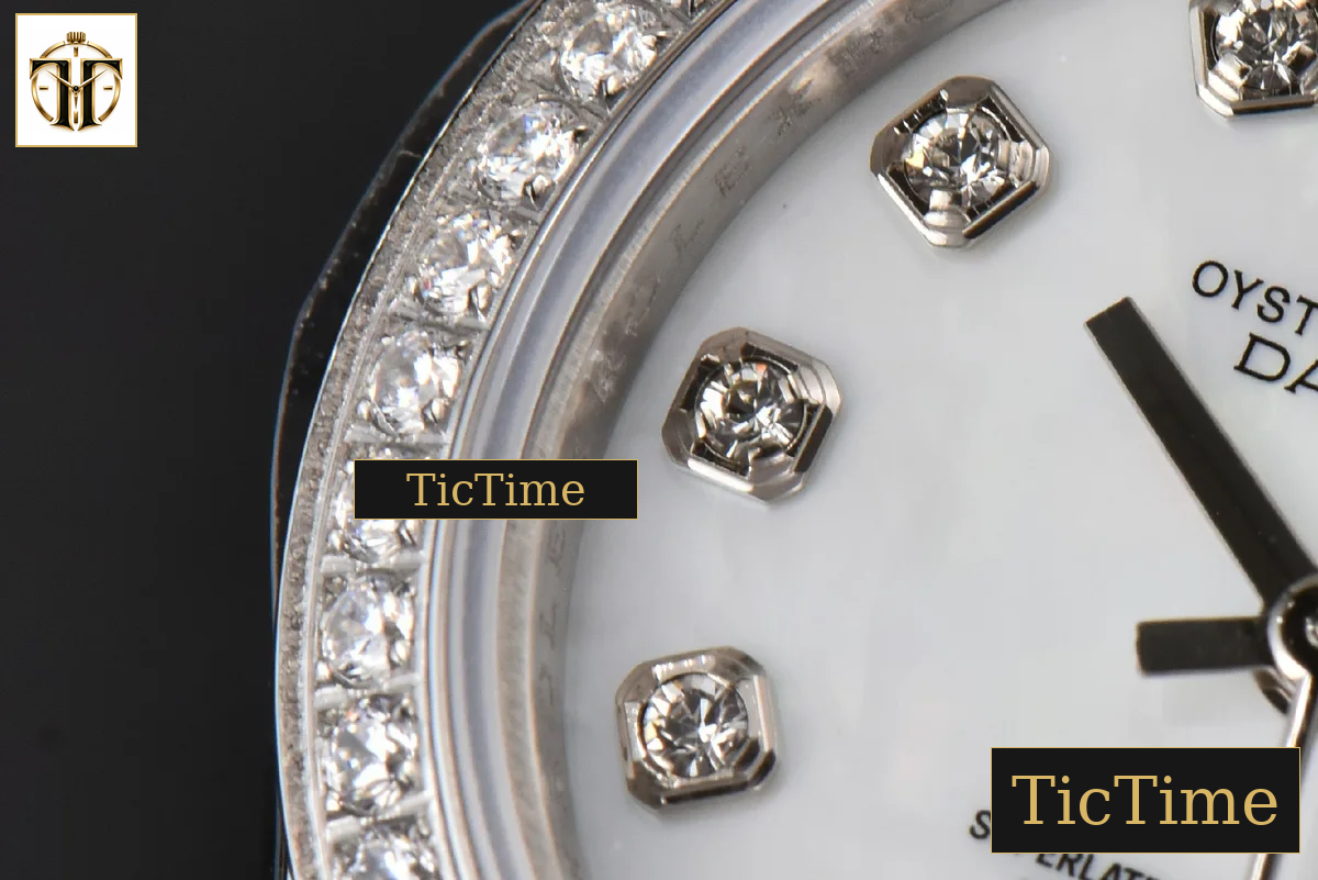 DateJust Ladies 28mm WF Diamond MOP Dial Diamond Marker Jubilee Bracelet A2236 — foto 7
