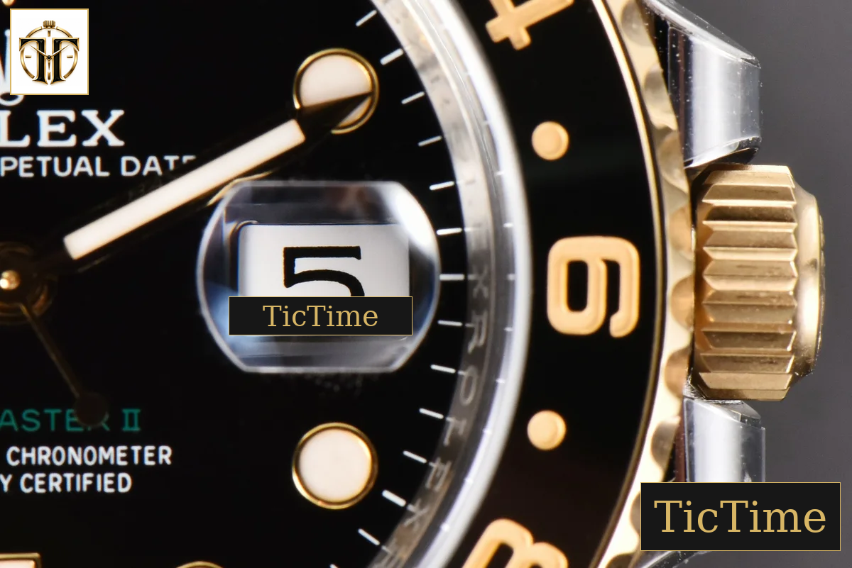 GMT Master II 116713 40mm Clean Factory YG/SS 904L Black Dial Oyster Bracelet VR3186 — foto 9
