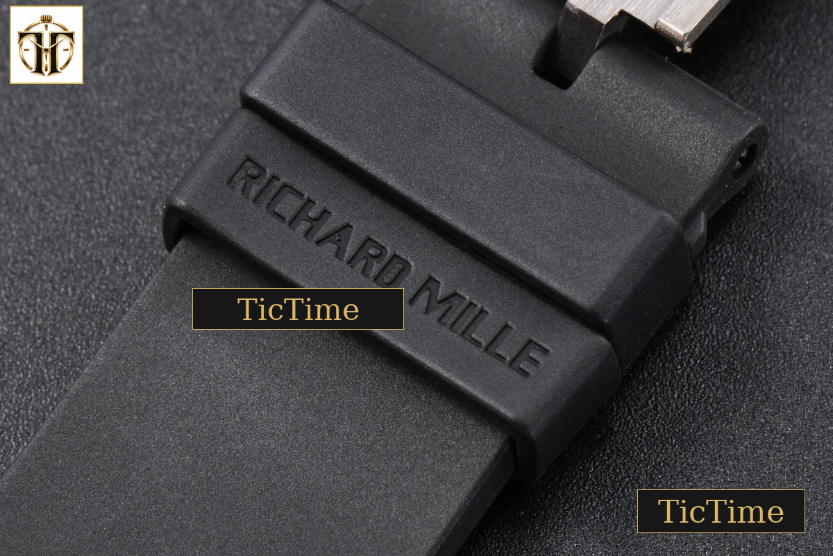 RM055 42.7mm APSF Ceramic Black Bezel Black Skeleton Dial Black Crown Black Rubber Strap RMUL2 — foto 34