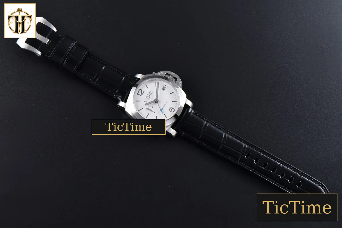 Luminor Quaranta BiTempo PAM1367 40mm VSF White Dial Leather Strap P900 — foto 28