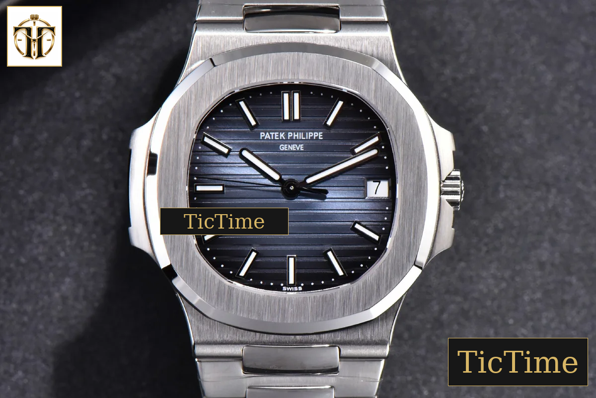 Nautilus 5711 40mm 3KF Blue Dial SS Bracelet V3 A324 — foto 2