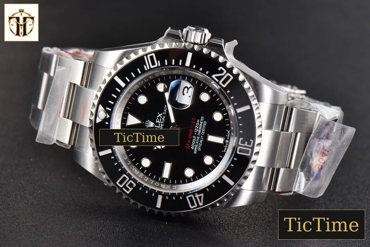 Sea-Dweller Rehaut 126600 43mm CSF Black Dial SS Bracelet VR3235 — foto 16